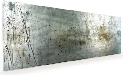 Produktbild von Küchenrückwand Spritzschutz Glas mit Motiv es Metall 40 x 40 cm