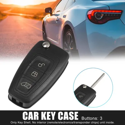Image de Coque de clé pour Ford Transit Tourneo Plip Télécommande 3 Boutons avec Lame Boîte Rechange