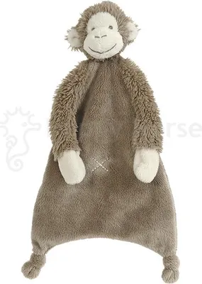 Produktbild von Happy Horse Schmusetuch Affe Mickey - braun - 28 cm - Baby Geschenk