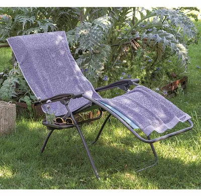 Image de LAFUMA Housse en éponge pour fauteuil de relaxation, bleu (iroise) J40957