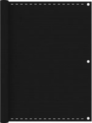 Obrázok produktu pre Balkónová markíza čierna 120x600 cm HDPE