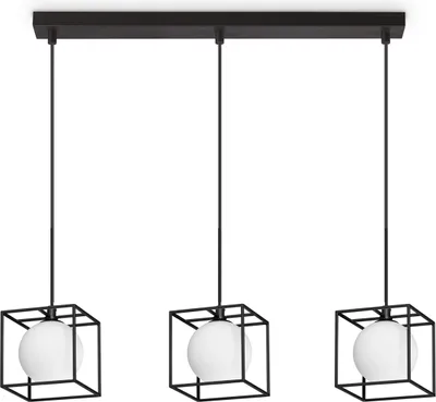 Produktbild von Zeitgenössischer Hängekronleuchter Lingotto Metall Schwarz G9 4W 3000K Ip20