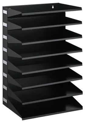 Produktbild von DURABLE Sortierreck 8-tlg. A4, 336101 schwarz