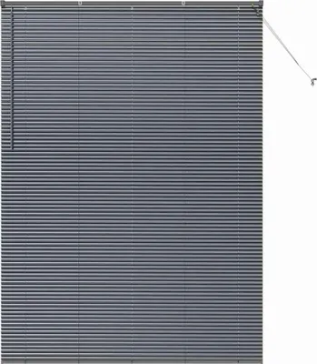 Obrázek produktu pro vidaXL Žaluzie ve stylu Benátek, tmavě šedé, 220 x 155 cm, hliník