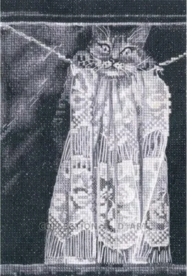Obrázok produktu pre Súprava na vyšívanie krížikom RTO "Mačacie žartíky", počítanie vzoru, 11,5x17cm
