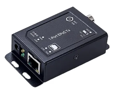 Imagen del producto de Wantec 5712 Wantec 2wIP E Adapter PoE-BNC-Client/Empfänger 1-Port