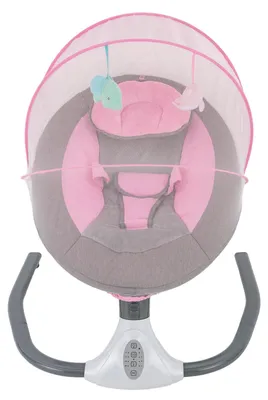 Produktbild von Baby Schaukelstuhl, USB-betrieben, automatische Schaukelbewegung, Rosa