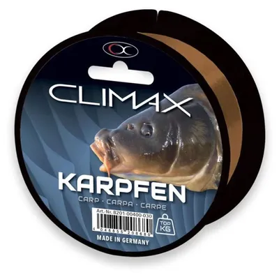 Produktbild von Climax 350m 0,35mm Zielfisch Karpfen braun Karpfenschnur