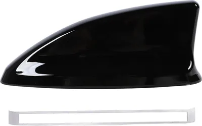 Image de Cache-antenne en forme d'aileron de requin, décoratif, installation facile, base d'antenne compatible avec les modèles CR-V et Accord 2023 et 2024, couleur noire