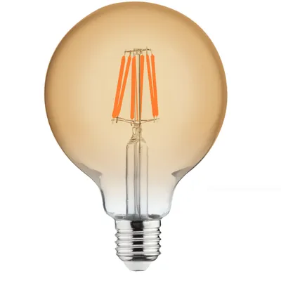 Produktbild von 4 W E27 LED Filament Leuchtmittel Kugel Globe G125, Durchmesser 125mm | 350 Lumen | (2200 K) Warmweiß