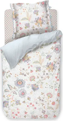Produktbild von Pip Studio Bettwäsche-Set Mumbai Morning Light Blue (135x200cm)