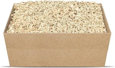 Produktbild von Famanu Füllmaterial Papier - Geschenkverpackung Dekoration - 100% biologisch abbaubar - 1 kg - Elfenbein