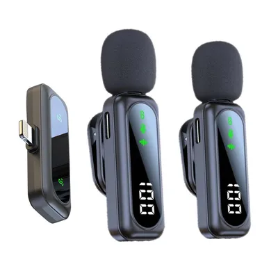 Produktbild von Kabelloses Ansteckmikrofon, 2,4 GHz Digital, Reichweite bis zu 20 m, kompatibel mit iOS, Android, Windows ,einfache Verbindung zu allen Geräten