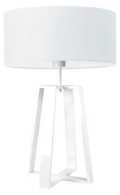 Zdjęcie produktu dla Lampka nocna na biurko lampa biurkowa LED z abażurem walec 40cm WENIS