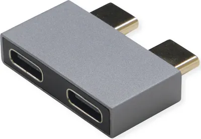 Obrázok produktu pre ROLINE 12.03.2945, 2x USB Type C, 2x USB Type C, Strieborná
