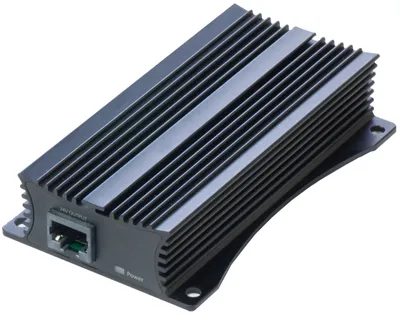 Produktbild von Mikrotik RBGPOE-CON-HP, Gigabit Ethernet, 10,100,1000 Mbit/s, Leistung, 24 V, 42 - 57 V