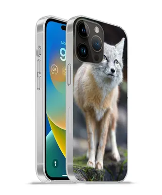 Produktbild von MuchoWow® Handyhülle Schutzhülle Hülle für Apple iPhone 14 Pro - Softcase Fuchs - Makro - Baum Silikon Softcase Handy Hülle - Umschlag