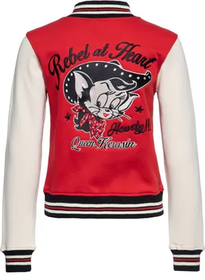 Produktbild von Queen Kerosin College Jacke - Rebel Rot 3XL