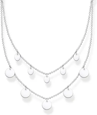 Produktbild von Thomas Sabo Damen-Collier KE1961-001-21-L45V Silber