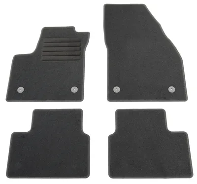 Fußmatten-Set für Opel Meriva B, 06/2010-05/2017, 4-teilig, Schwarz