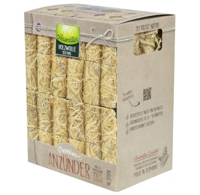 Zdjęcie produktu dla ProGarden Podpałka z włókna drzewnego, 96 szt.