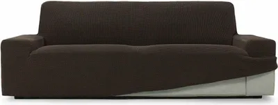 Produktbild von SOFASKINS® super elastischer überzug, Sofabezug 3 sitzer, mit exklusivem Design, atmungsaktiv, sofa überzug, Maße (180-230Cm), Farbe braun