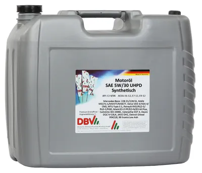 Produktbild von DBV SAE 5W/30 UHPD Synthetik-Öl neuster Technologie 20-Liter-Kanister