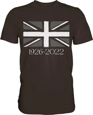 Produktbild von Queen Elizabeth T-Shirt – Brown / M