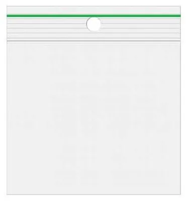 Produktbild von Druckverschlussbeutel Transparent 16x23cm PE 50 Mikron (1.000 Stück) [2PEC1623]