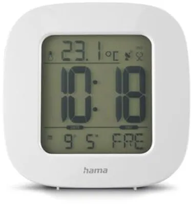 Productafbeelding van Digitale Wekker met DCF-radiosturing en LCD-display - Blauw