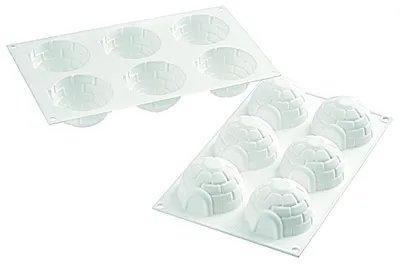 Produktbild von Silikonform für Muffins - Iglu