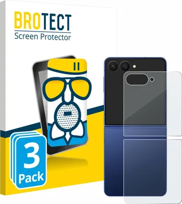Produktbild von 3x BROTECT Entspiegelungs Schutzglas für Samsung Galaxy Z Flip 7 (Rückseite) Schutzfolie Panzer Folie Glas Display Schutz matt