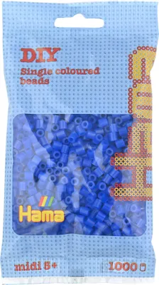 Produktbild von Hama String Perlen - Blue Neon (036), 1000st.