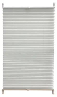 Produktbild von Deco4Me Plissee Klemmfix ohne Bohren – Faltrollo lichtdurchlässig & blickdicht – Aubergine Crash, 60 x 140 cm
