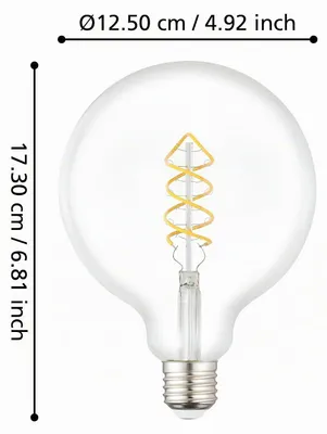 Obrázek produktu pro EGLO 110317, 7,3 W, E27, 806 lm, Teplá bílá