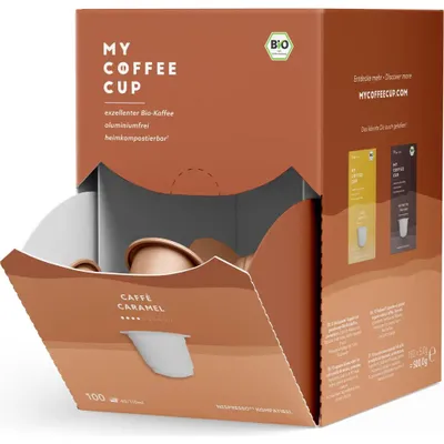 Produktbild von My Coffee Cup Caffè Caramel, Kaffeekapsel, Kaffee, Leichte Röstung, Nespresso, 4/10, Weiß
