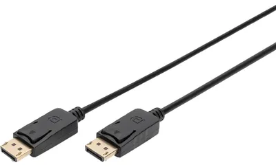 Produktbild von Digitus DisplayPort Anschlusskabel, 3m, 3 m, DisplayPort, DisplayPort, Stecker, Stecker, 1920 x 1080 Pixel