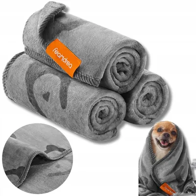 Produktbild von Feandrea 3er Set Schutzdecken Hund Katze Weich Flanell