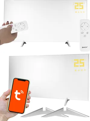 Infrarotheizung mit Fernbedienung Touchpanel WIFI App mit Füßen