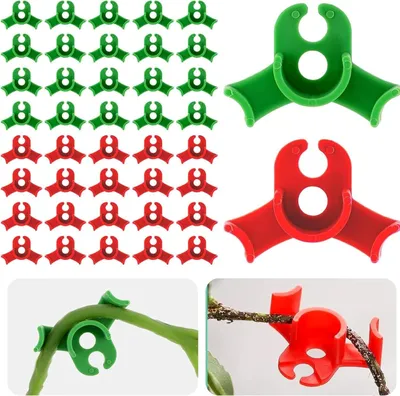 Produktbild von Frypay 40 Stück Pflanzenbieger Lst Clips Pflanzen Clips 90 Grad Low Stress Training Clips Pflanzentrainer Zum Biegen von Pflanzenstämmen und Ändern der Wuchsrichtung