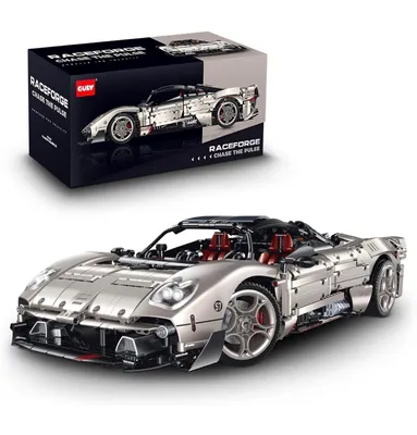Image de GULY 10657 Pagani Utopia, kit de construction à emboîter à l'échelle 1:8 – 3 314 pièces, modèle de supercar