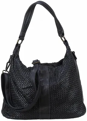 Produktbild von BZNA Bag Reneka Schwarz Italy Designer Shopper Handtasche Schultertasche Tasche