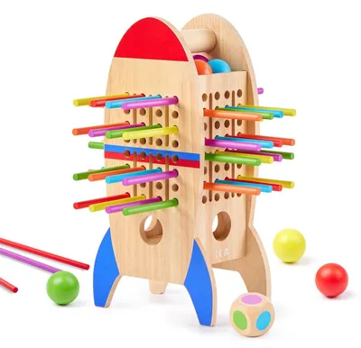 Productafbeelding van Houten spel voor kinderen vanaf 3 jaar. Leuk familiespel