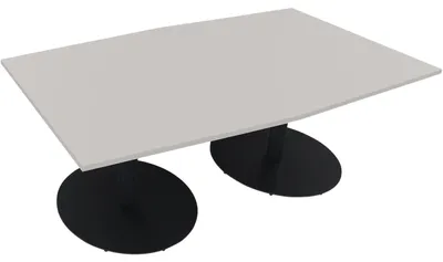 Produktbild von Bespr.ti. Tonneau Tellerfuß Rund B2000xT1000/1100xH720 an/Lichtgrau