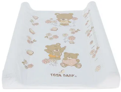 Zdjęcie produktu dla Podkładka do przewijania Chipolino - z misiami, biała, 50 x 70 cm