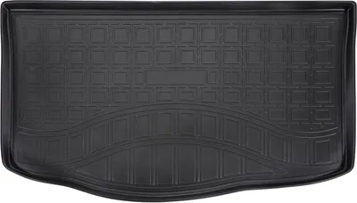Produktbild von NORM LINERS | Gummi-Kofferraumwanne Kofferraumschale Fahrzeugspezifisch Für Kia Picanto ab 2017, Antirutsch, Passgenau, mit Hoher Rand 2cm Kofferraum-Schutzmatte, Aufrollbar, Schwarz