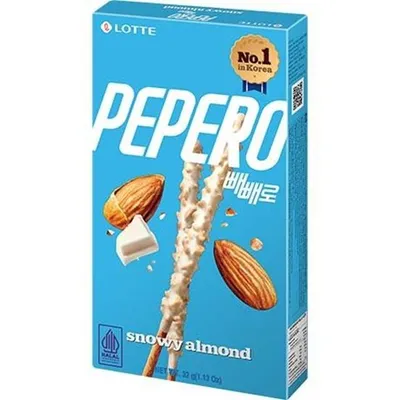 Produktbild von Lotte Pepero Schneemandel 32g