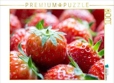 Produktbild von CALVENDO Puzzle Erdbeere | 1000 Teile Lege-Größe 64x48cm Foto-Puzzle für glückliche Stunden