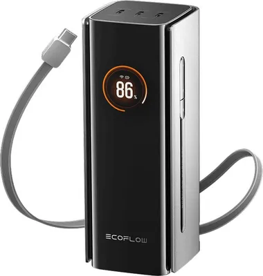 Obrázok produktu pre EcoFlow RAPID Pro 20000 mAh, 20000 mAh, Lítium, 230 W, Čierna