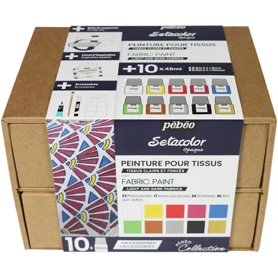 Produktbild von Pebeo Deckende Textilfarbe Set